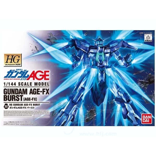 ✅COD 1/144 Hg Gundam Age-Fx Burst Limited