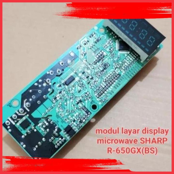 (NEB) MODUL LAYAR DISPLAY MICROWAVE SHARP R-650GX(BS)