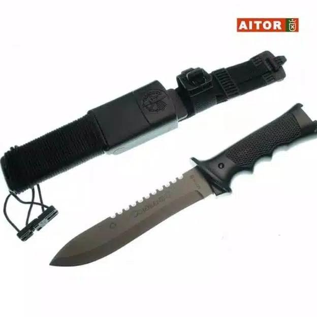 PISAU SANGKUR AITOR COMANDO P77 BAYONET TNI POLRI