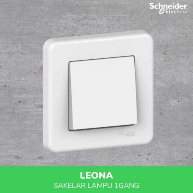 =====] schneider saklar lampu 1 gang Leona LNA0100321