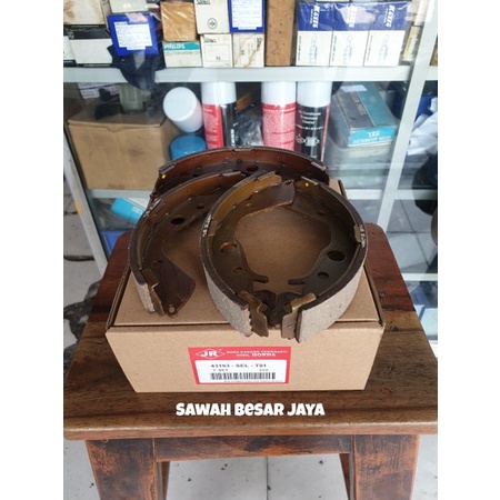 Brake Shoe - Tromol Kampas Kanvas Rem Tangan Belakang Honda City GD8 IDSI 2003 2004 2005 2006 2007