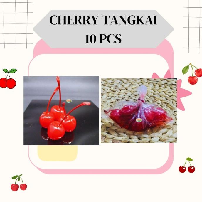 

favorit] CHERRY MERAH TANGKAI 10 PCS