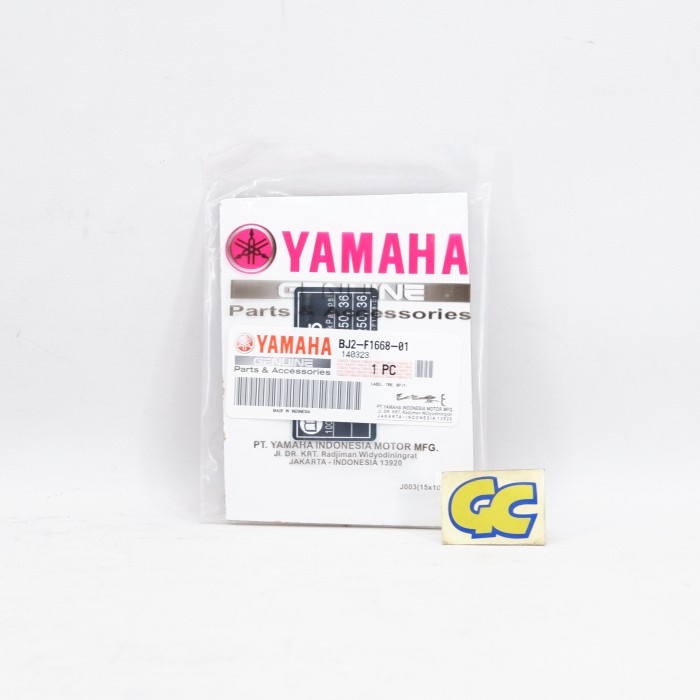 Label Stiker Tekanan Ban Yamaha R15 Vva BJ2-F1668-01