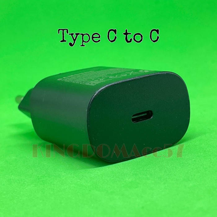 Adaptor Charger samsung Type C 25 Watt Kepala Casan Samsung Type C Ori