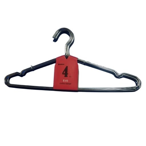 <<<<<] SUBRON HANGER BAJU DEWASA STAINLESS POLOS 4mm @6