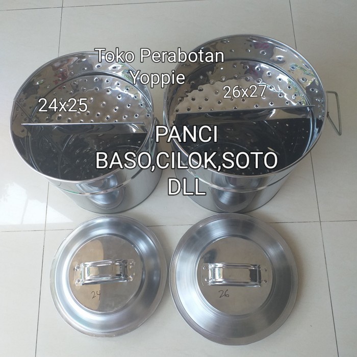 Promo Panci Baso,Panci Soto,Panci Stainless,Panci Cilok