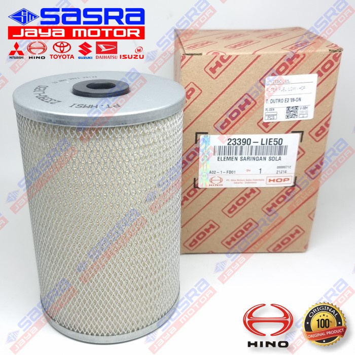 Fuel Filter/Solar Bawah ORI DUTRO/DYNA E2 All Type Hino Genuine Parts HIN.23390-LIE50