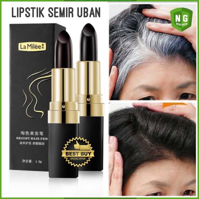 +++++] Lipstik Pewarna Rambut Uban / Semir Rambut Hitam Coklat / Color Pen