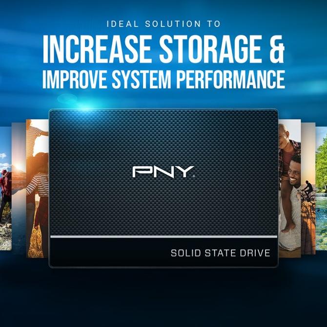 Baru PNY SSD SATA CS900 2.5" SATA III 250GB, 500GB, 1 TB, 2TB ,4 TB 6Gb/s