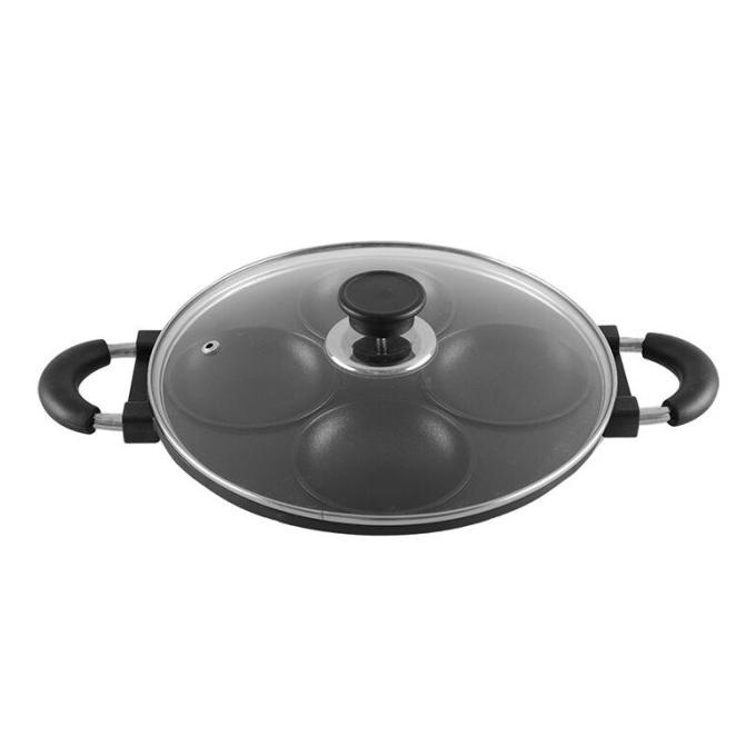 Best Sales 4 Serabi Cetakan Kue Happy Call Cetakan 4 Lubang Kue Apem Loyang Kue Original