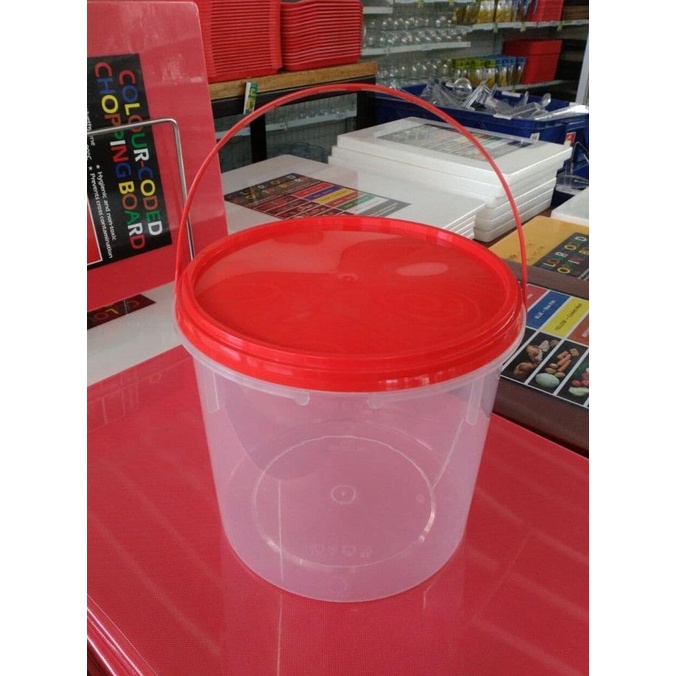 $+$+$+$+] Toples Plastik Tutup Merah 3000ml