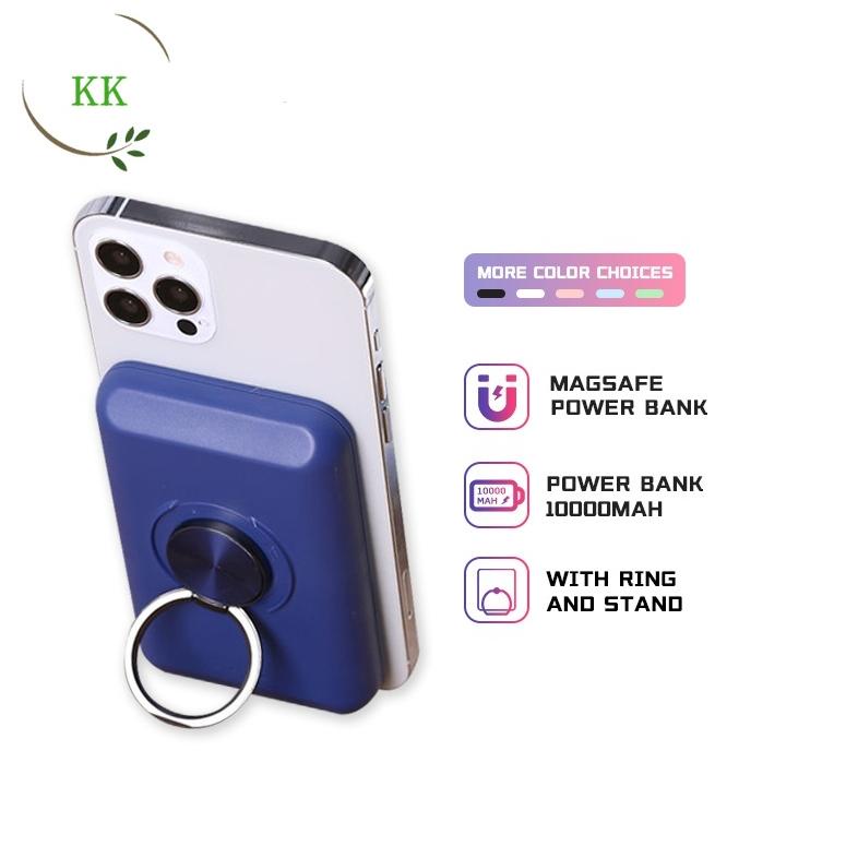 Bagus KK Pengisi Daya Magnetik IPhone 11 Pro Max / 12 Pro Max / 13 Pro Max Magsafe PowerBank 10000mA