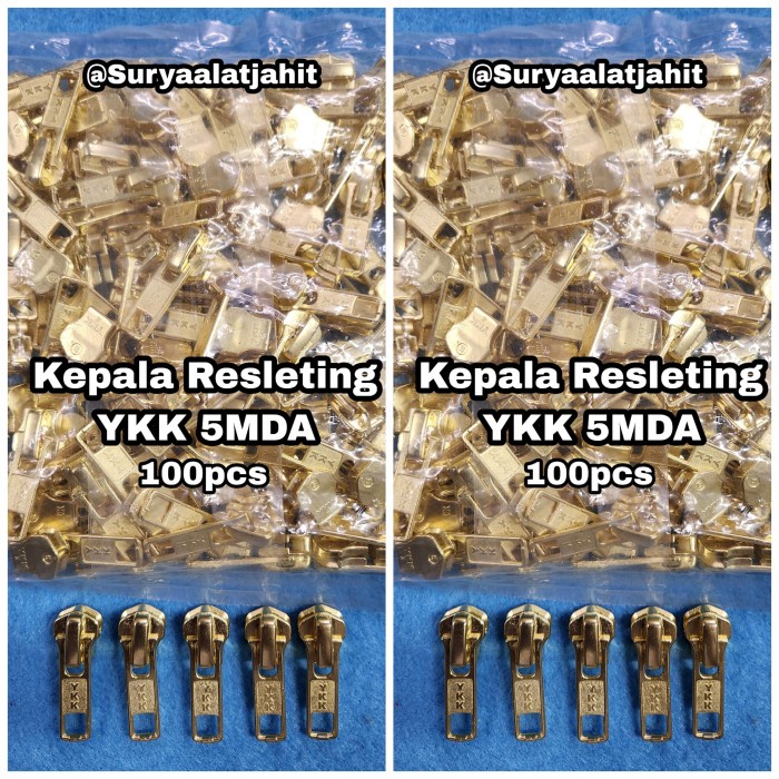 [Original] Kepala Resleting Ykk 5Mda Kuningan Bisa 1Arah Dan 2 Arah Terbaru
