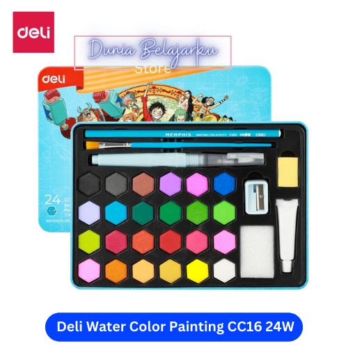 

Terlaris Deli Water Color Painting / Set Cat Air Padat One Piece Cc16 [24 - 36] Promo Terbaru