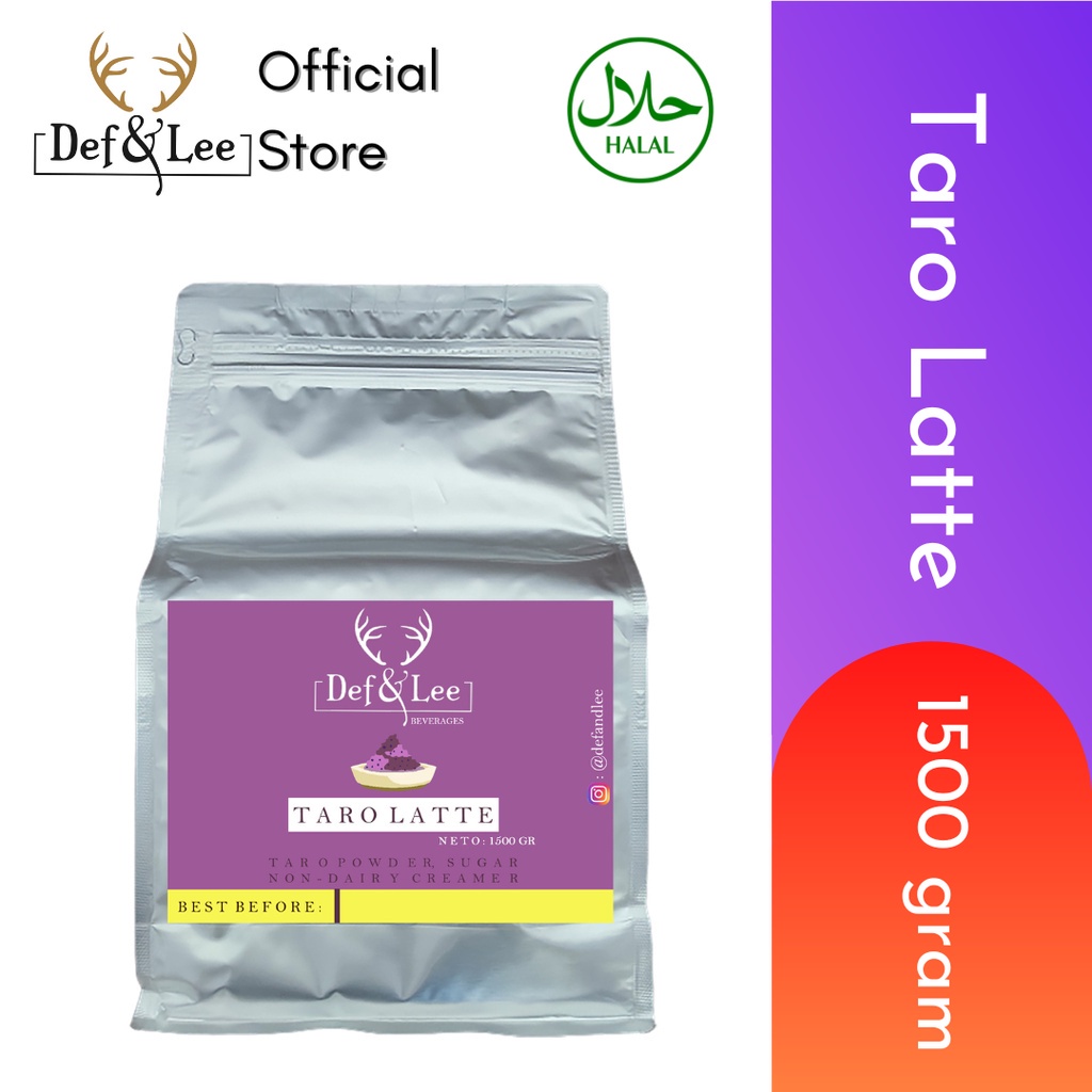 

Taro Latte Powder 1500 Gram (Bubuk Numan Prex Taro )