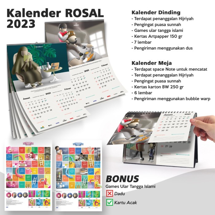 

Terlaris Kalender Islami 2023/2024 Kalender Hijriah Masehi Kalender Meja Dindin Promo Terbaru