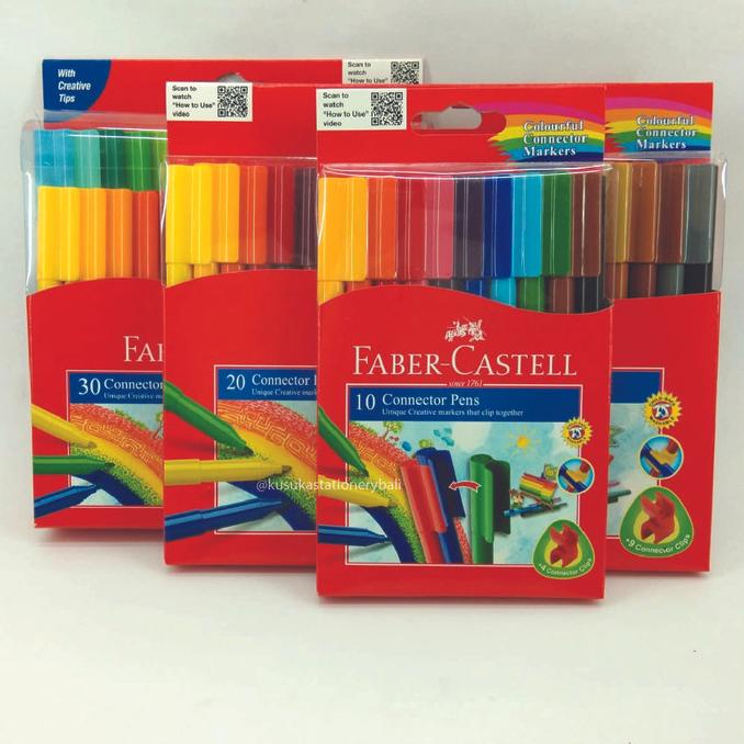 

Produk Unggulan] Connector Pen 10, 20, 30 Faber Castell