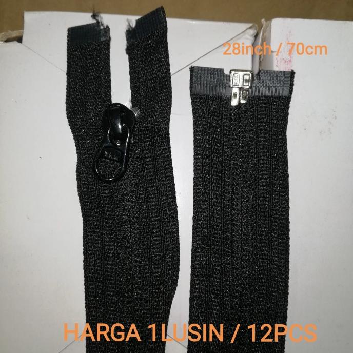 Termantab] resleting jaket 70 cm terbalik lusinan