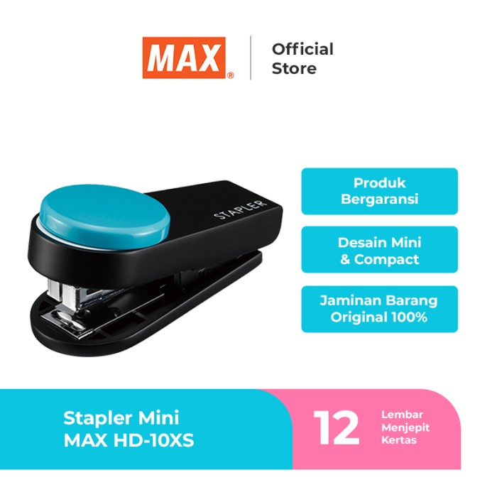 

Terbaru Max Stapler Hd-10Xs (Mini Stapler) Light Blue Promo Terlaris