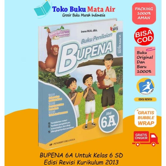 

SALE BUPENA ( BUKU PENILAIAN ) JILID 6A UNTUK SD/MI KELAS VI (K13N) Termurah