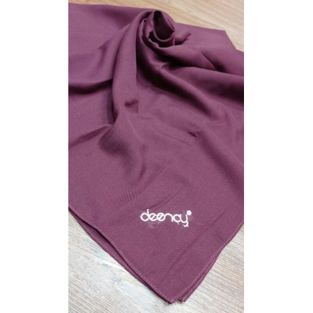 STYLISH HIJAB DAILY Hijab Segi Empat Deenay Original Hijab Deenay Liza Polos Ori