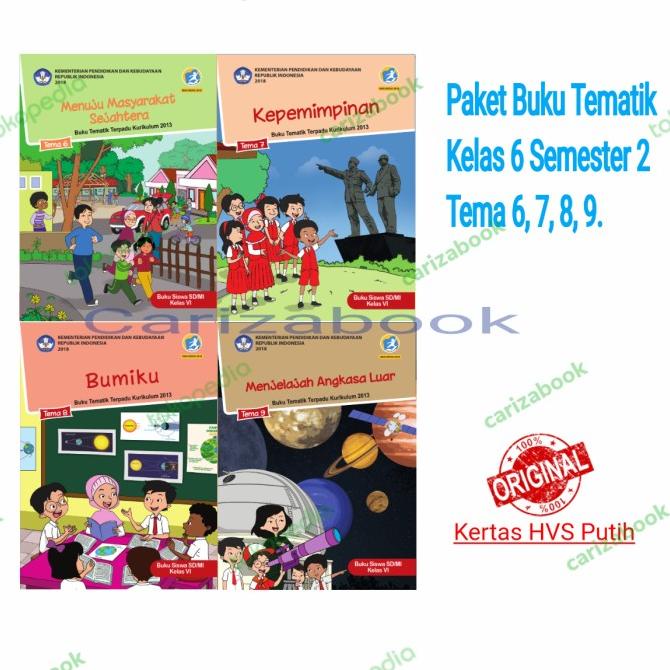 

SALE Buku Tematik SD Paket Kelas 6 Tema 6789 Termurah