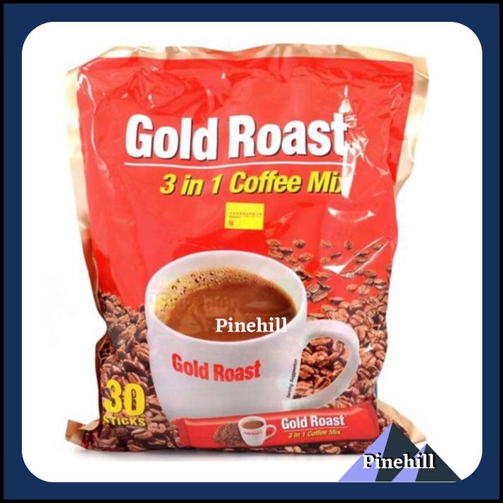 

HOT DEAL GOLD ROAST 2IN1 CAFE 21 - INSTANT 2 IN 1 COFFEEMIX / KOPI HITAM BUBUK !