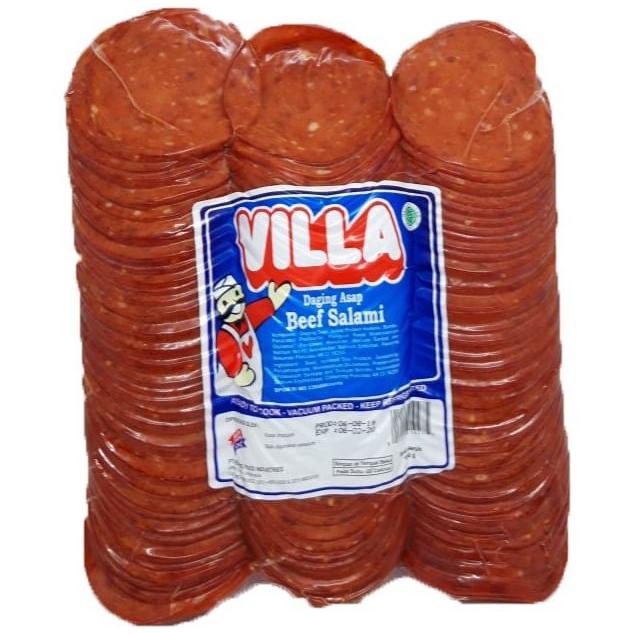 

siap kirim] VILLA BEEF SALAMI 1 KG