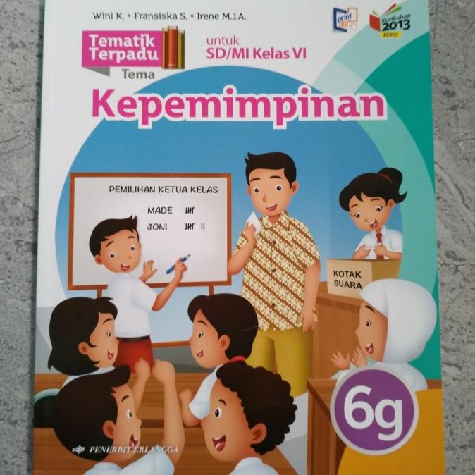 

SALE buku tematik Erlangga kelas 6G Termurah