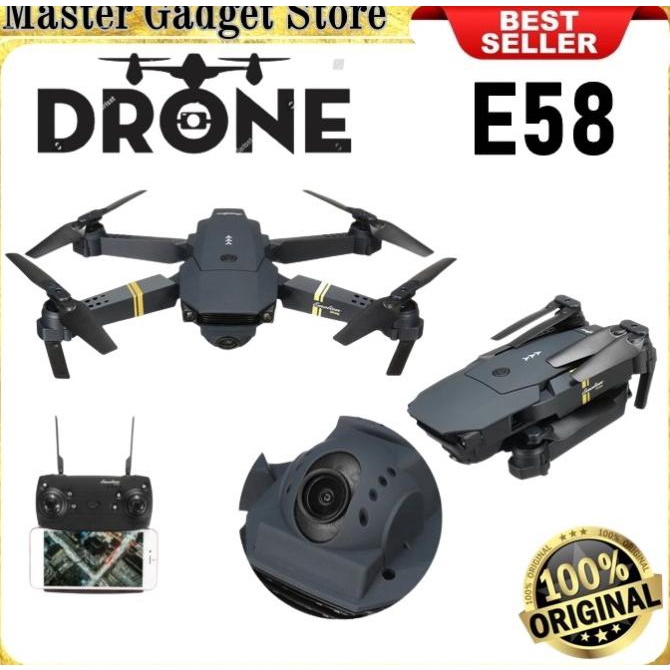 Drone E58 Kamera 1080P Wifi Fpv Drone Quadcopter