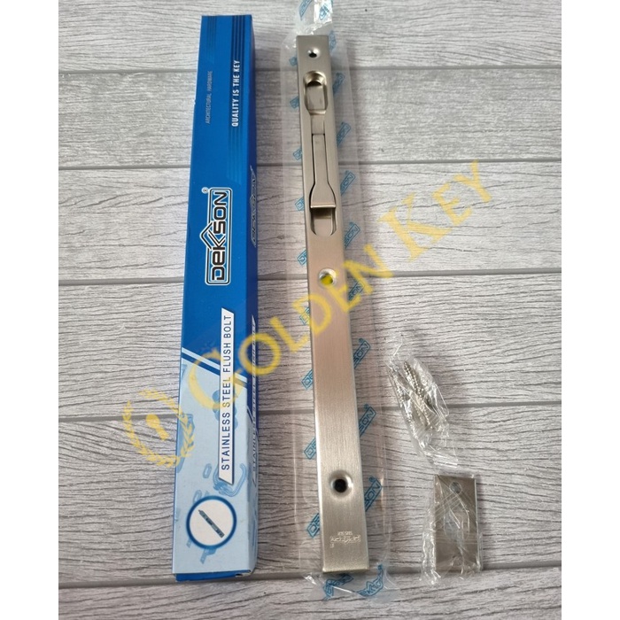 Flush Dekson Fb 040 40" Inch 100 Cm Grendel Tanam Slot Pintu Kayu