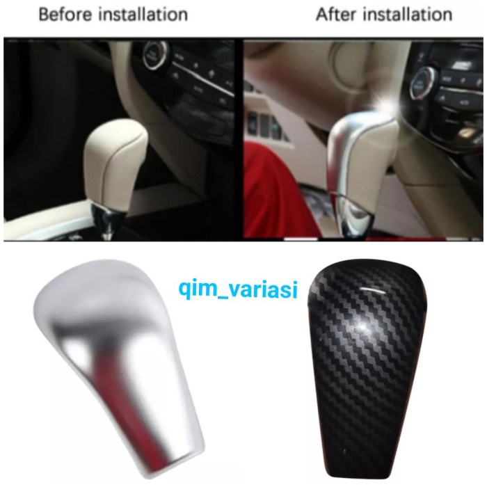 Masih Tuas Persneling Knob Panel Wood Carbon Silver Nissan Xtrail T32