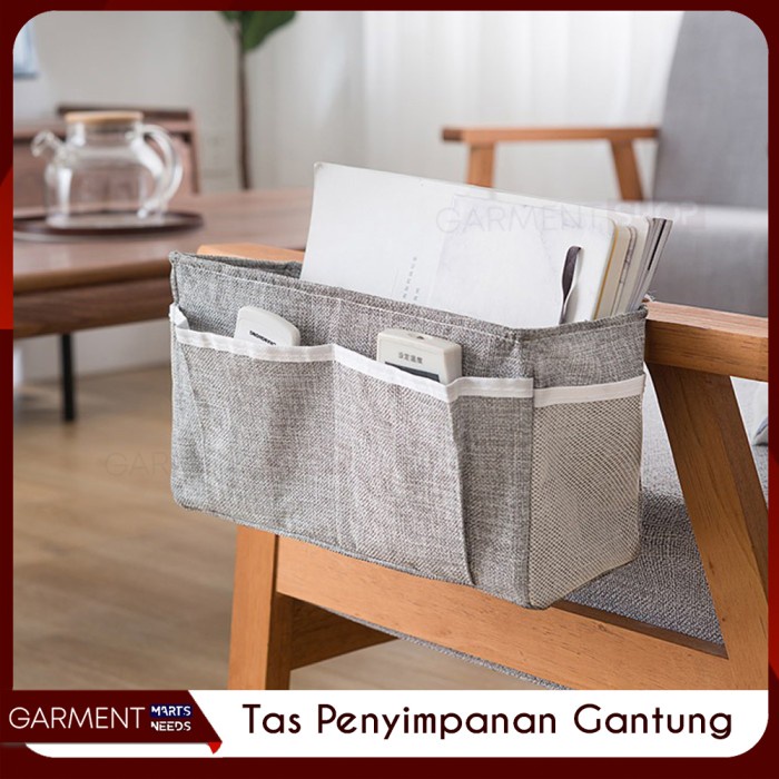 populer] KANSOF - Tas Gantung Kursi Sofa Untuk Penyimpanan Remot TV Kosmetik