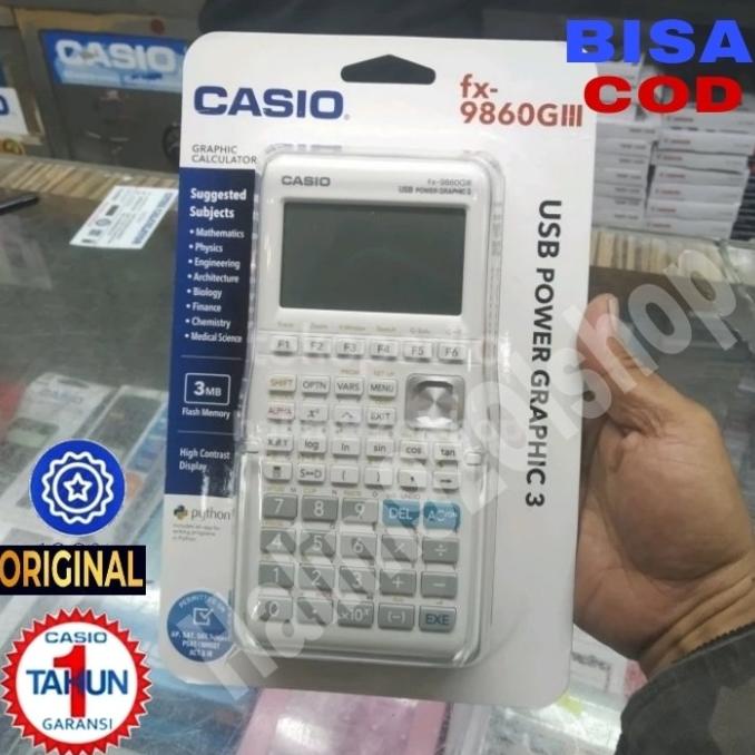 

Kalkulator Casio Graphic fx 9860GII SD Garansi Resmi [212]