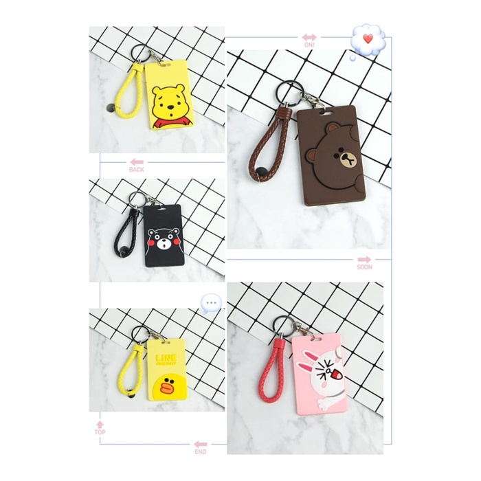 

Promo Tempat Kartu Unik / Id Card Holder Gantungan Kunci Kartun Imut 2Nd