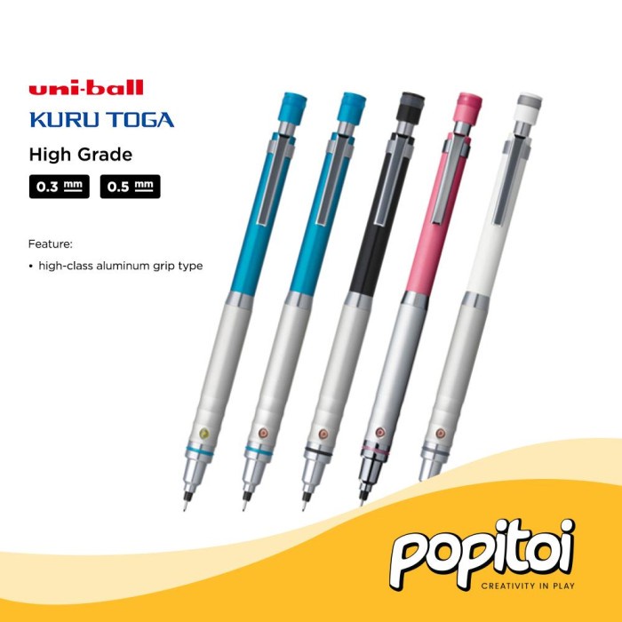 

Uni Kuru Toga High Grade Mechanical Pencil 0.3 0.5 Mm Pensil Mekanik