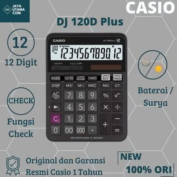 

Calculator Casio DJ 120 D Plus CHECK CORRECT ORIGINAL