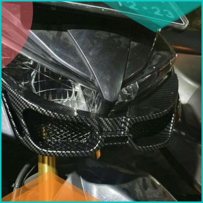 Variasi depan aerox 155cc Carbon variasi winglet aerox 155cc Carbon 2