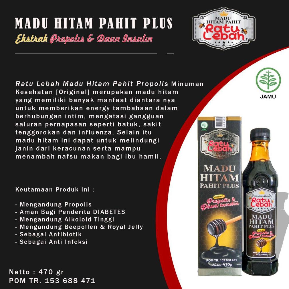 

FULL DISCOUNT RATU LEBAH MADU HITAM PAHIT PLUS PROPOLIS 470GR / MADU MURNI / MADU ASLI / BIBER NOVEMBER CERIA UNTUK ANDA