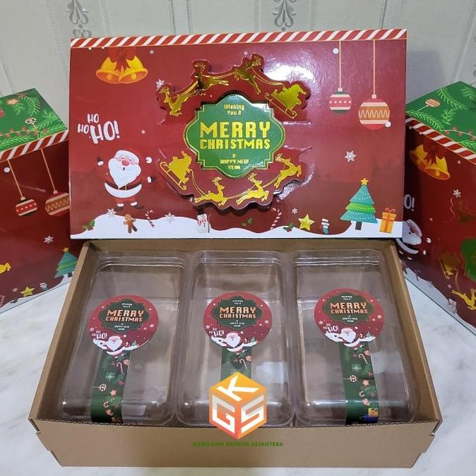 

10Pcs Box Hampers Natal | Box Hampers Christmas | Dus Kue Kering Natal Melulujajan