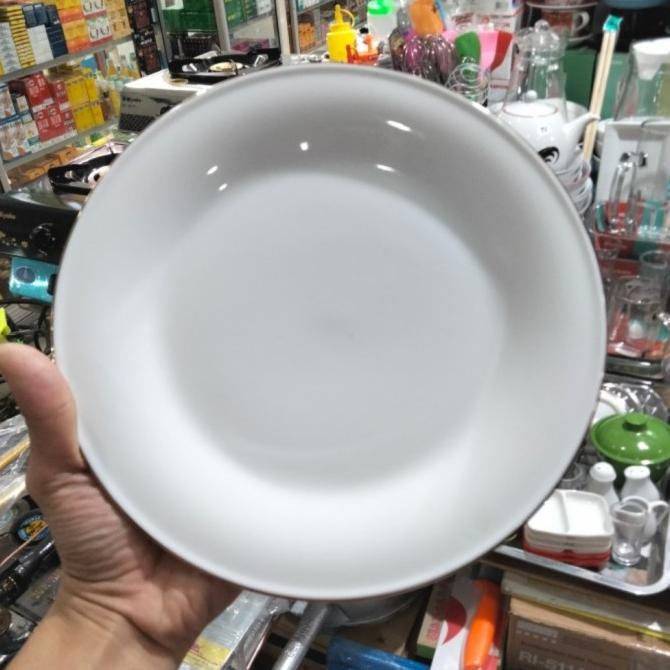 1 Lusin Piring Makan Ceper 9 Inch Indokeramik / Dinner Plate Keramik 9 Baleriieroom