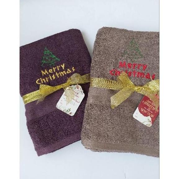 Hadiah Natal / Kado Natal / Souvenir Natal / Parcel Natal Handuk Mandi Melulujajan