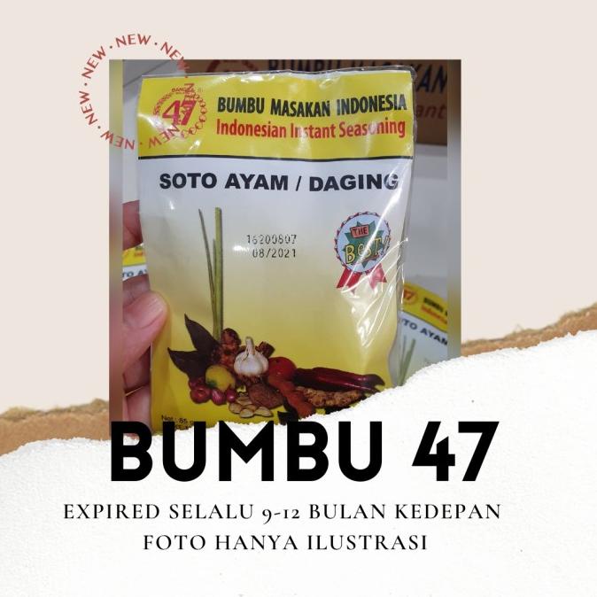 

^^^^^] Bumbu 47 Malang Bumbu Instant Bumbu Soto Daging / Ayam