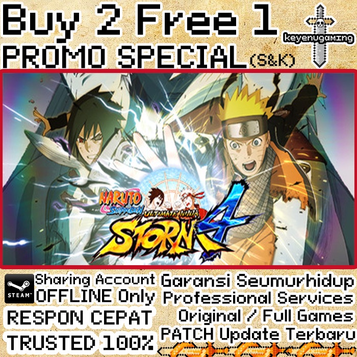 NARUTO SHIPPUDEN Ultimate Ninja STORM 4 Full Collection PC FULL DLC
