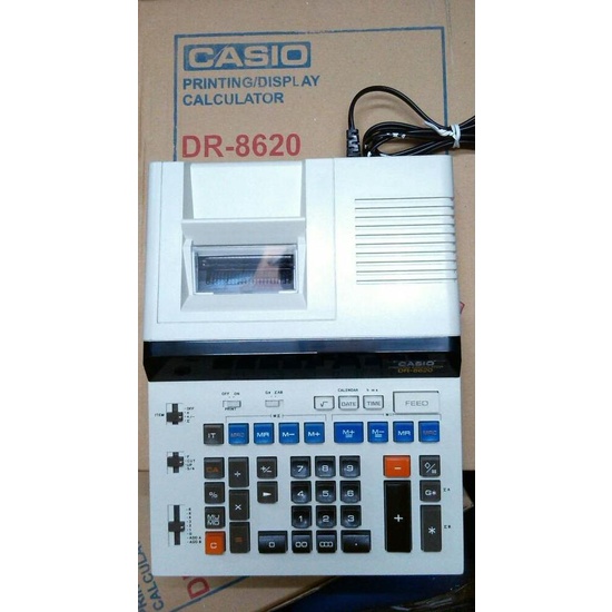 

calculator printing.CASIO DR-8620(16 digit)