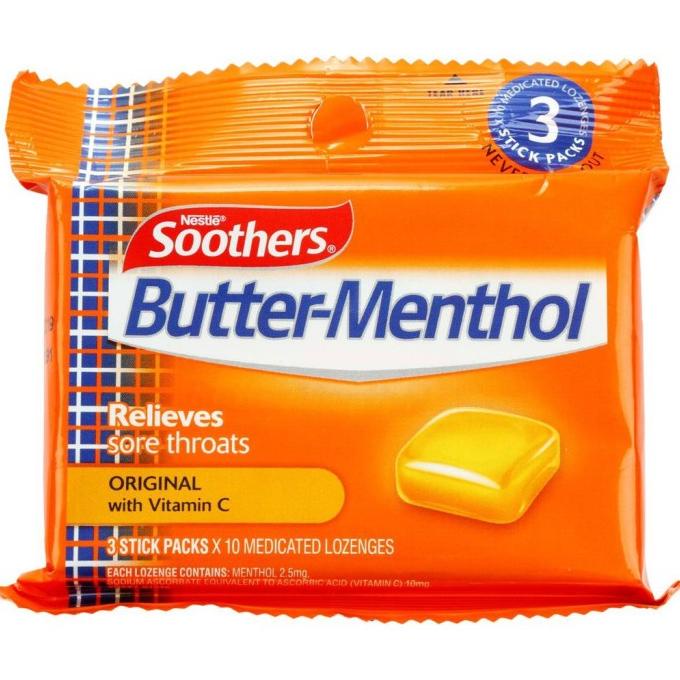 

Nestle Soothers Butter Menthol 3 X 10 Lozenges Best