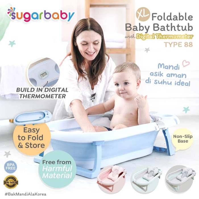 Terbaru Sugar Baby Foldable Bathtub #F88 F88  Promo Terlaris