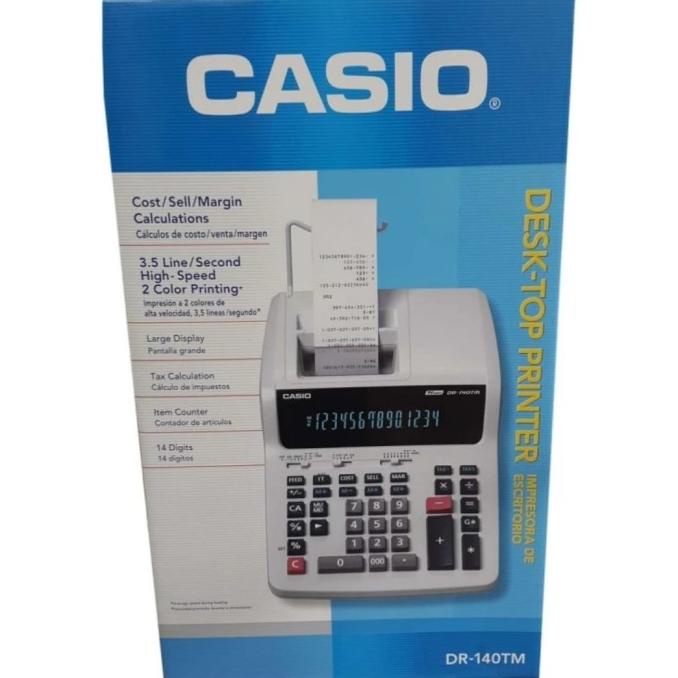 

CASIO KALKULATOR PRINT DR 140 TM CETAK