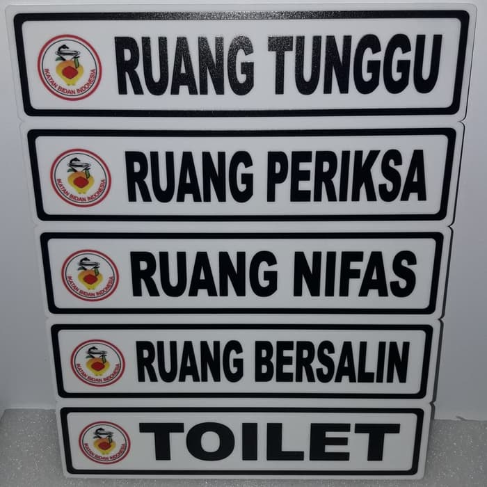 

Sign Label Acrylic Sign Board Paket Papan Nama 5X20 Keren