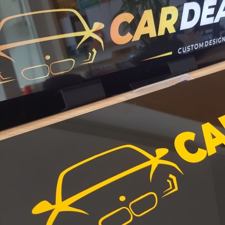 

Sign Custom - Nopol Showroom - Akrilik 46Cm X 13,5Cm